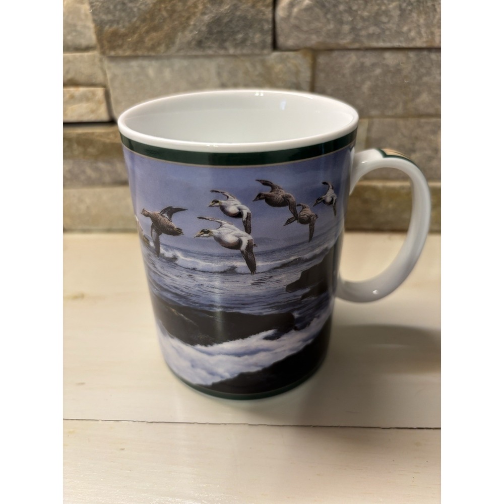 Ducks Of North America Collector Mugs - Working The Ledge (Eiders)